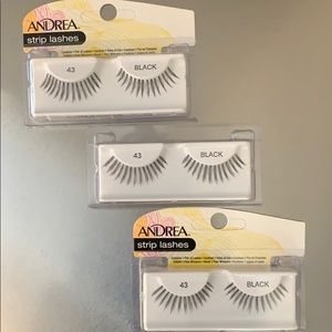 Andrea Strip Lashes 43 Bundle Set of 3 Pair